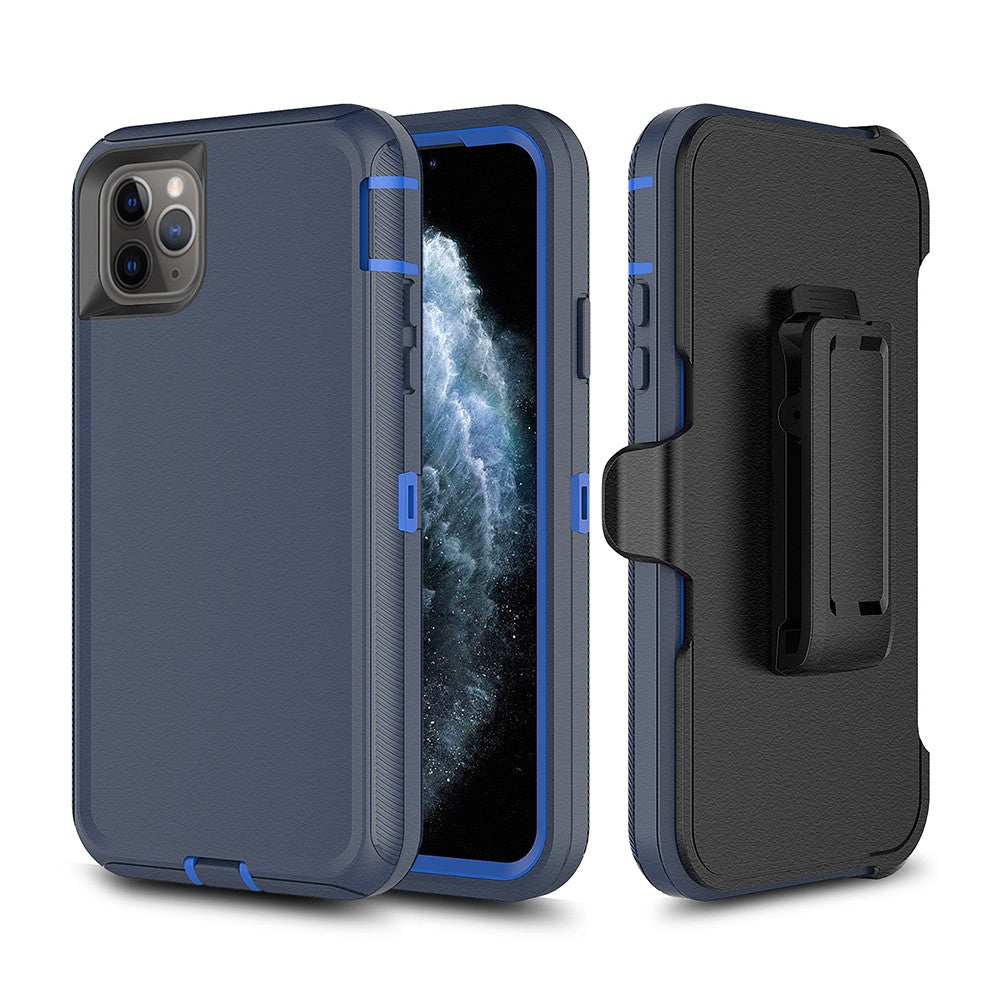 Shockproof Robot Armor Hard Plastic Case with Belt Clip for iPhone 11 Pro (5.8'')