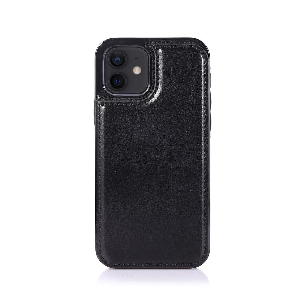 Back Flip Leather Wallet Cover Case for iPhone 12 Pro Max (6.7'')