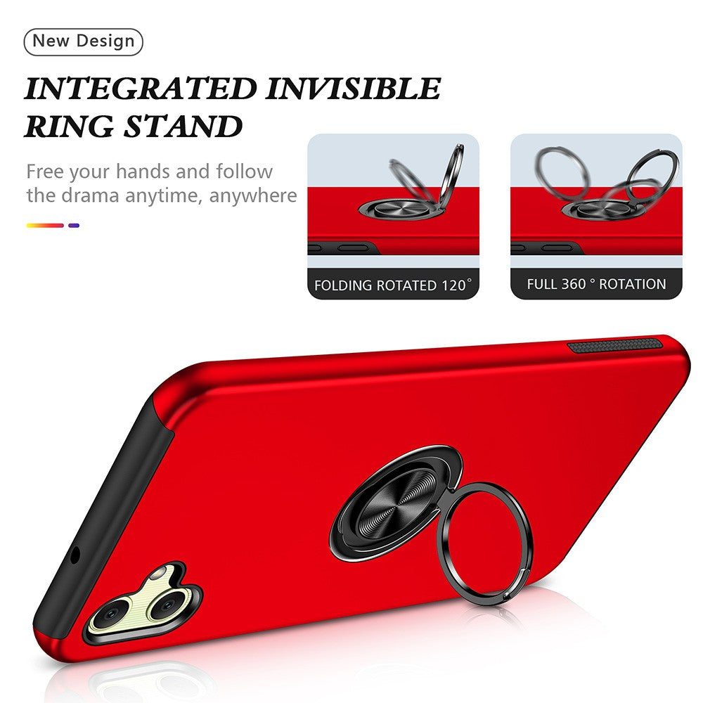 Magnetic Ring Holder Shockproof Cover Case for Samsung Galaxy A05 A055