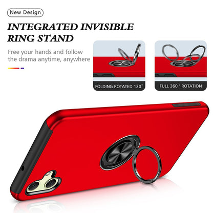 Magnetic Ring Holder Shockproof Cover Case for Samsung Galaxy A05 A055