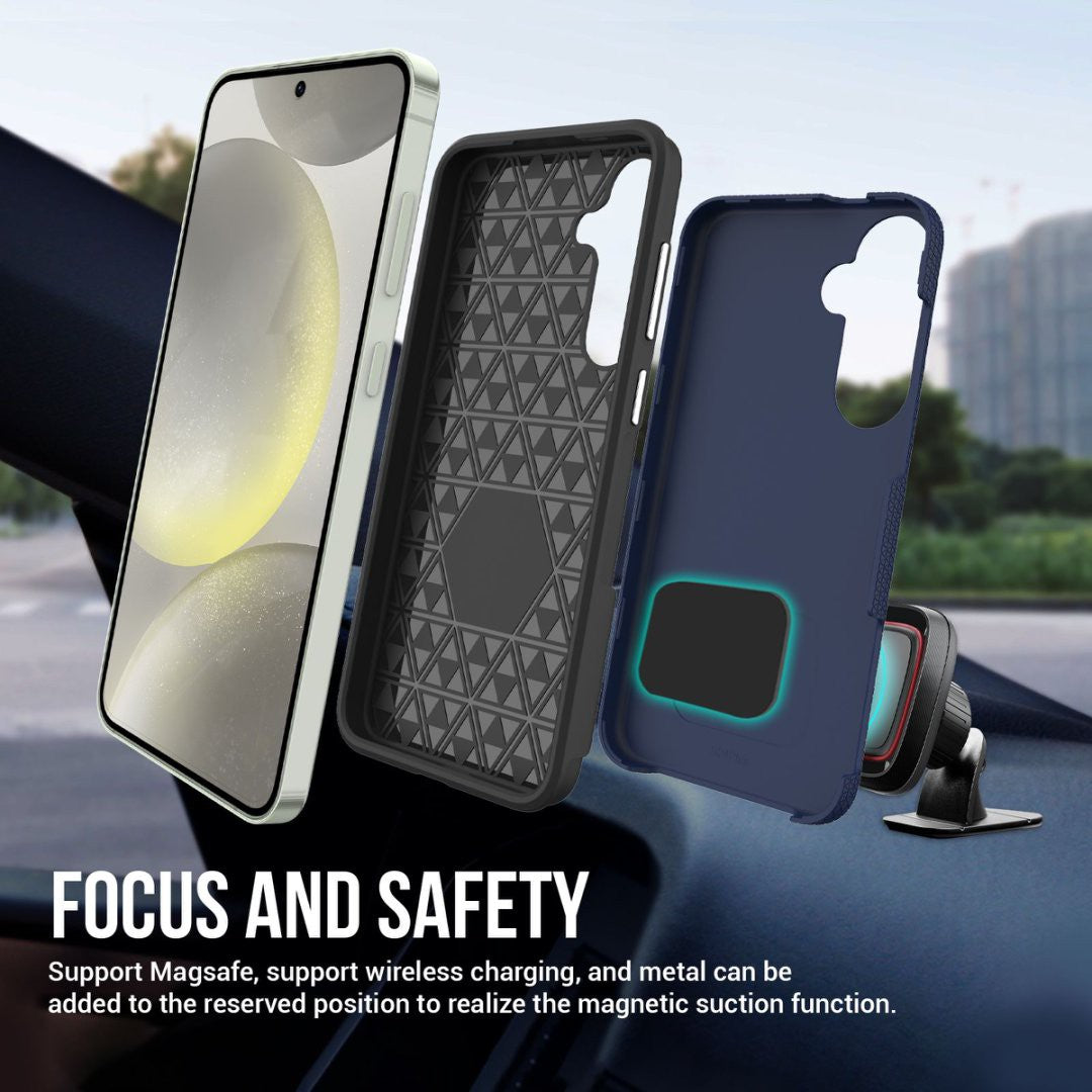 Rhinos Rugged Shockproof Magsafe Cover Case for Samsung Galaxy S25 FE