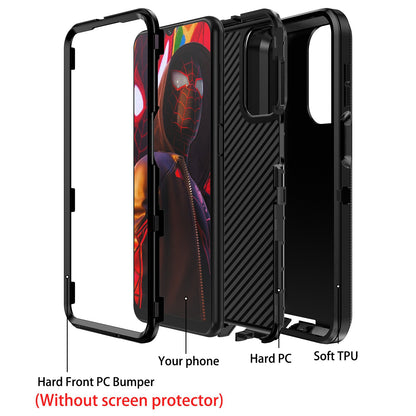 Shockproof Robot Armor Hard Plastic Case with Belt Clip for Samsung Galaxy A23 5G A236U