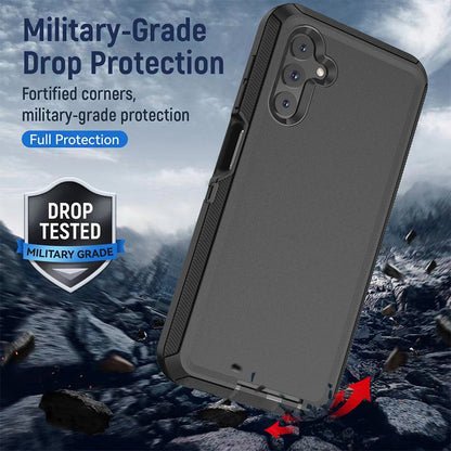 Shockproof Robot Armor Hard Plastic Case with Belt Clip for Samsung Galaxy A36 5G