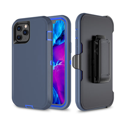 Shockproof Robot Armor Hard Plastic Case with Belt Clip for iPhone 12 / 12 Pro (6.1'')