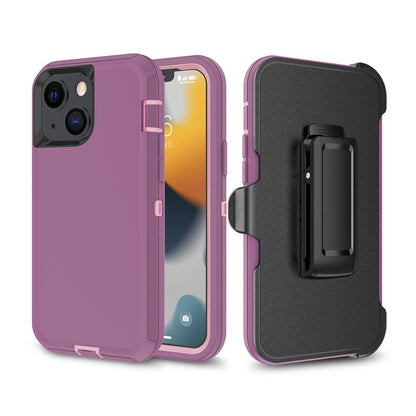Shockproof Robot Armor Hard Plastic Case with Belt Clip for iPhone 12 mini