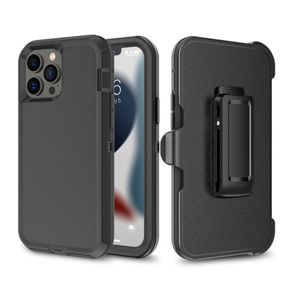 Shockproof Robot Armor Hard Plastic Case with Belt Clip for iPhone 12 Pro Max