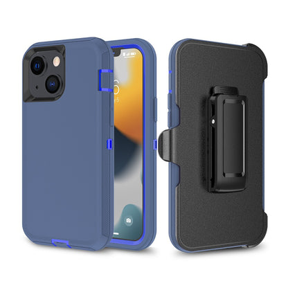 Shockproof Robot Armor Hard Plastic Case with Belt Clip for iPhone 13/14
