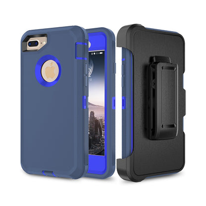Shockproof Robot Armor Hard Plastic Case with Belt Clip for iPhone 6 Plus / 6s Plus / 7 Plus / 8 Plus