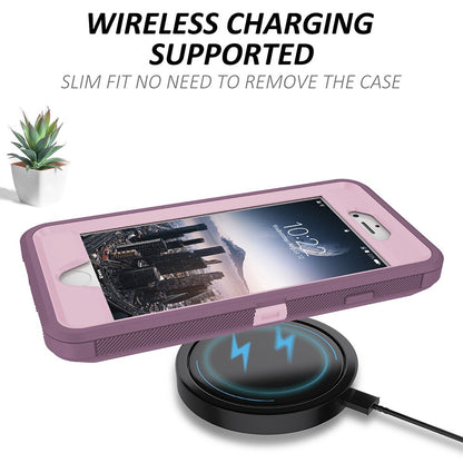 Shockproof Robot Armor Hard Plastic Case with Belt Clip for iPhone 6 Plus / 6s Plus / 7 Plus / 8 Plus