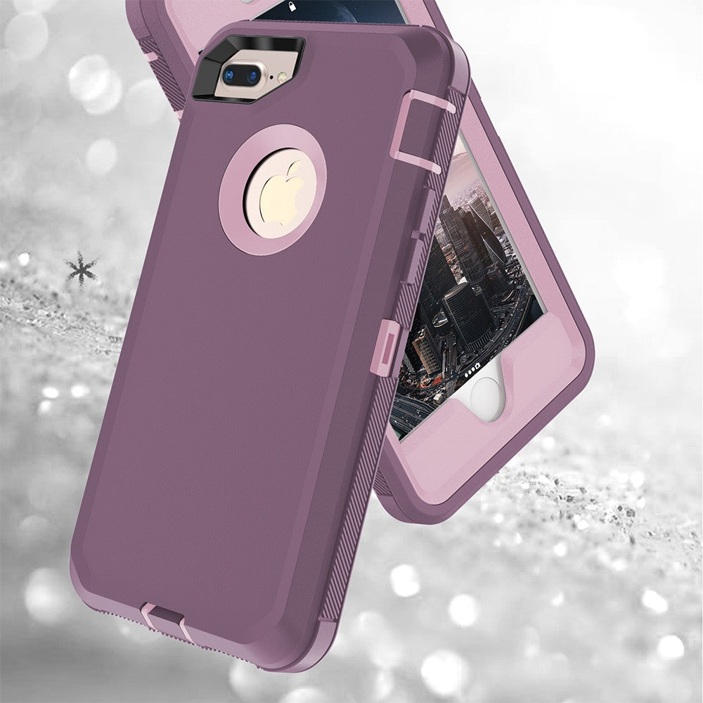 Shockproof Robot Armor Hard Plastic Case with Belt Clip for iPhone 6 Plus / 6s Plus / 7 Plus / 8 Plus