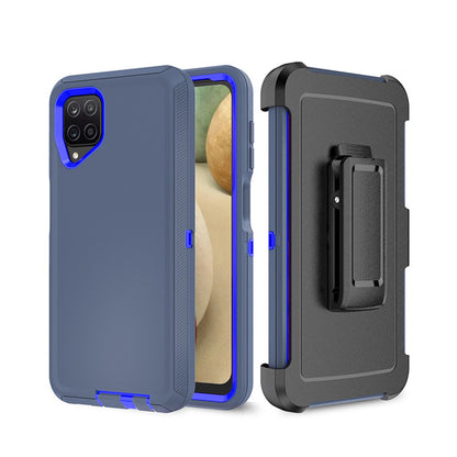 Shockproof Robot Armor Hard Plastic Case with Belt Clip for Samsung Galaxy A12 A125F