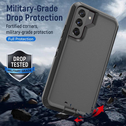 Shockproof Robot Armor Hard Plastic Case with Belt Clip for Samsung Galaxy S25 Edge