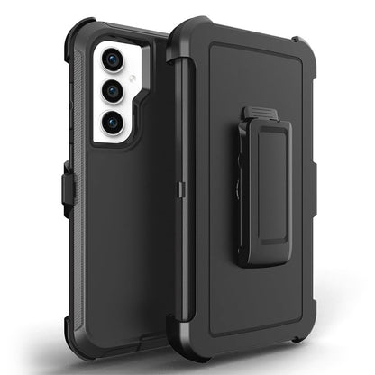Shockproof Robot Armor Hard Plastic Case with Belt Clip for Samsung Galaxy S24 Plus / S25 Plus