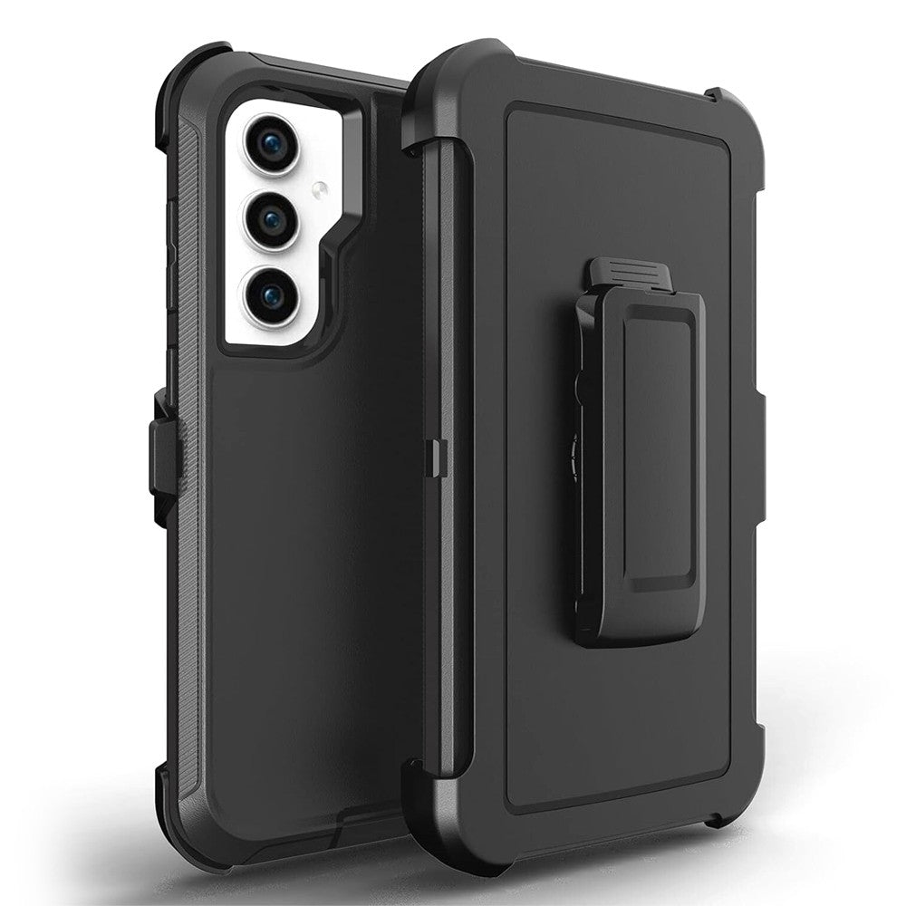 Shockproof Robot Armor Hard Plastic Case with Belt Clip for Samsung Galaxy S25 FE