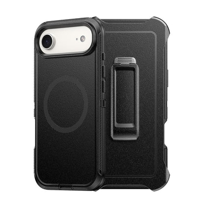 Shockproof Robot Armor Hard Plastic Magsafe Case with Belt Clip for iPhone 17 Air