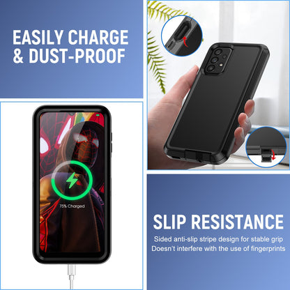 Shockproof Robot Armor Hard Plastic Case with Belt Clip for Samsung Galaxy A23 5G A236U