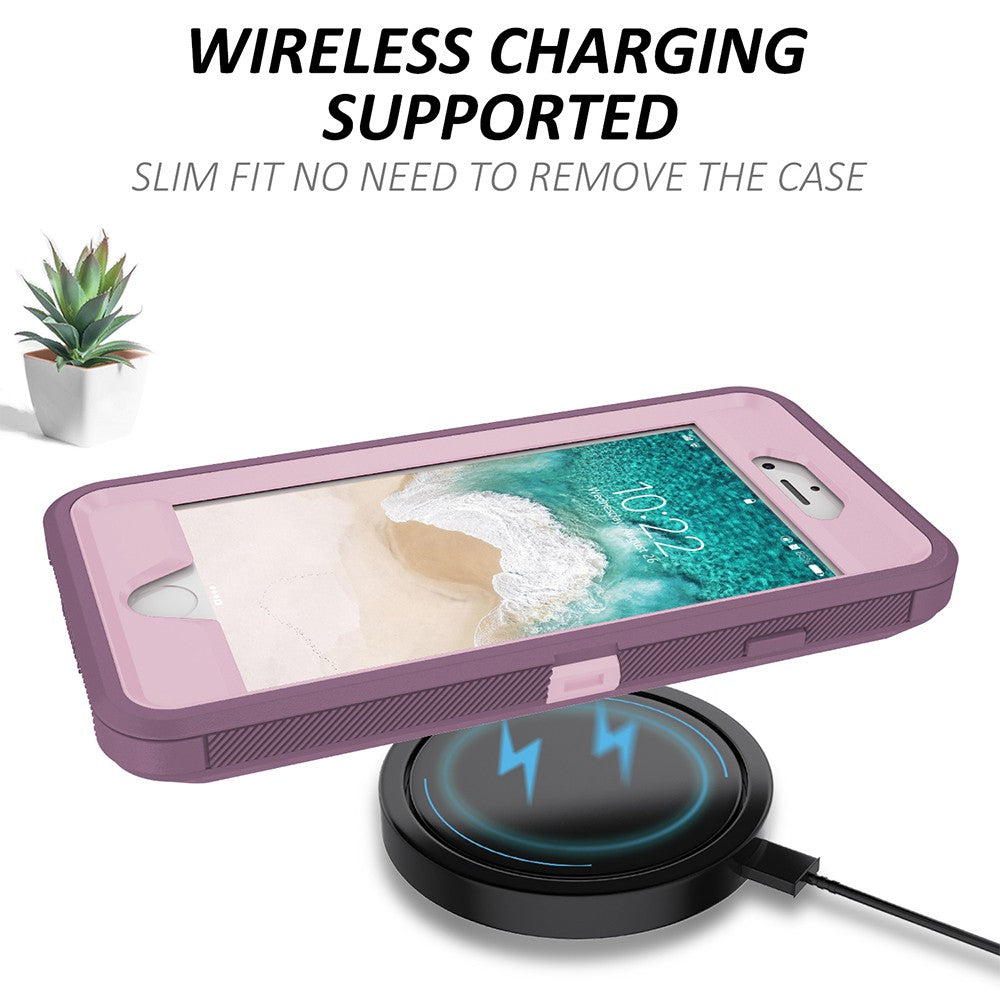 Shockproof Robot Armor Hard Plastic Case with Belt Clip for iPhone 6 / 6s / 7 / 8 / SE (2020) / SE (2022)