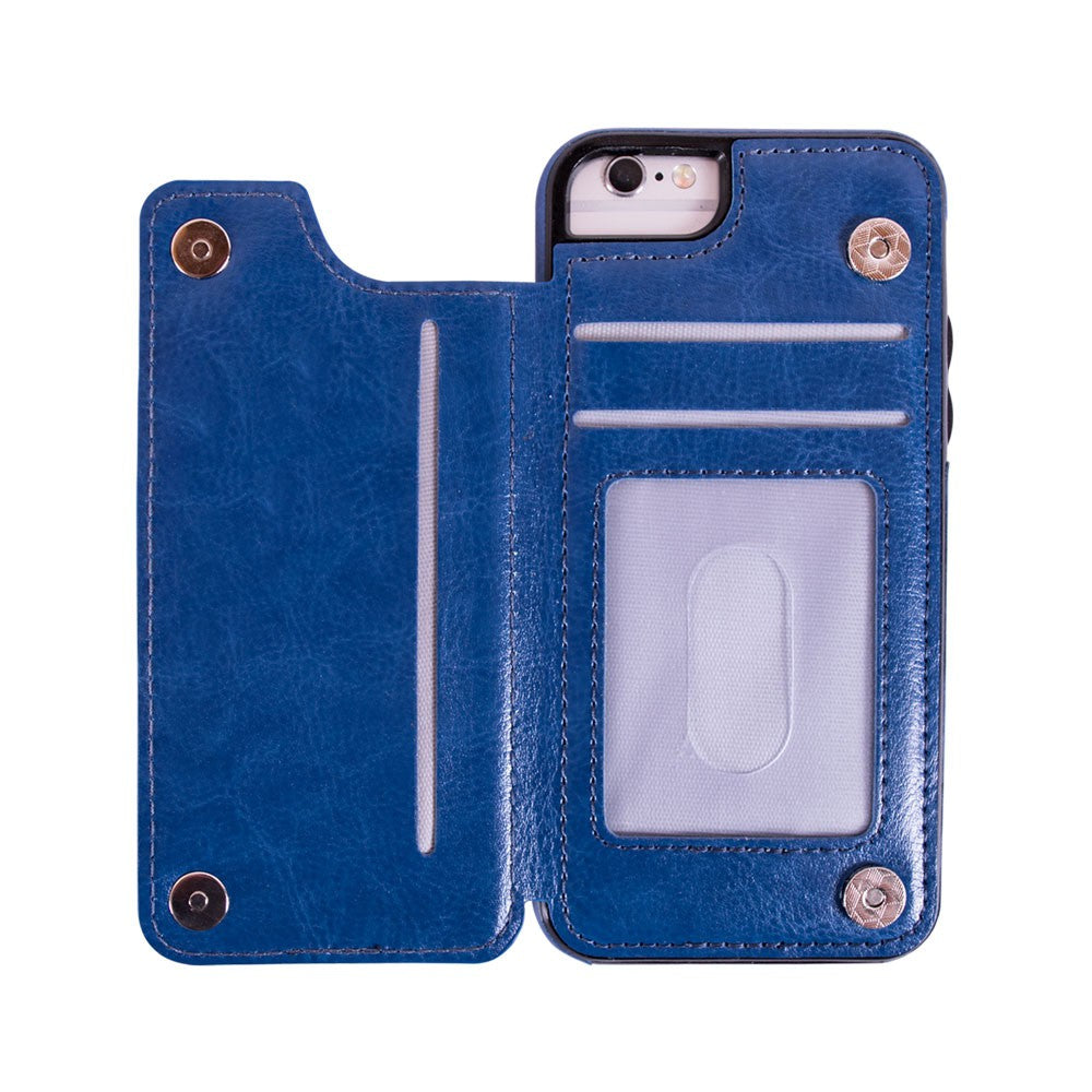 Back Flip Leather Wallet Cover Case for iPhone 6 / 7 / 8 / SE (2020) / SE (2022)