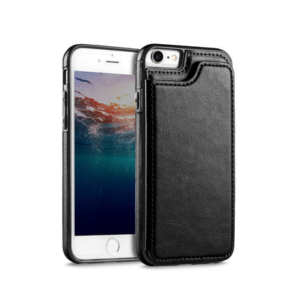 Back Flip Leather Wallet Cover Case for Apple iPhone 6 6S