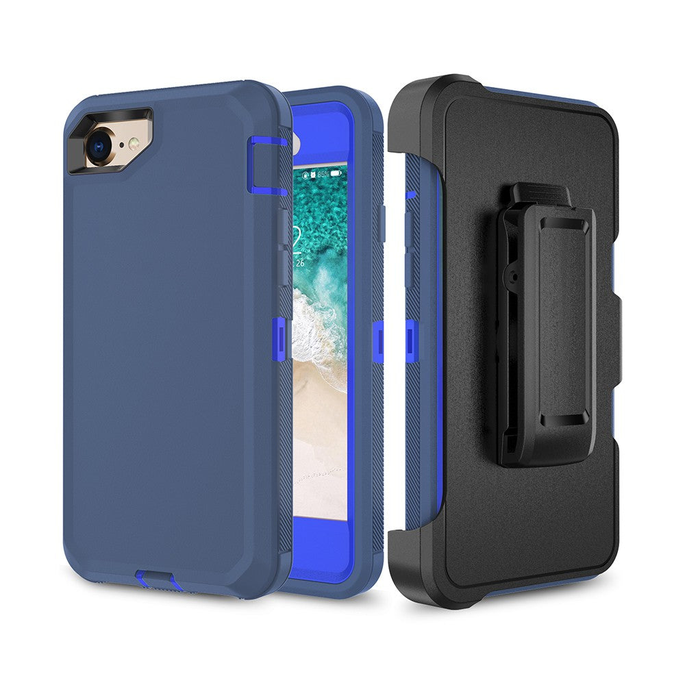 Shockproof Robot Armor Hard Plastic Case with Belt Clip for iPhone 6 / 6s / 7 / 8 / SE (2020) / SE (2022)