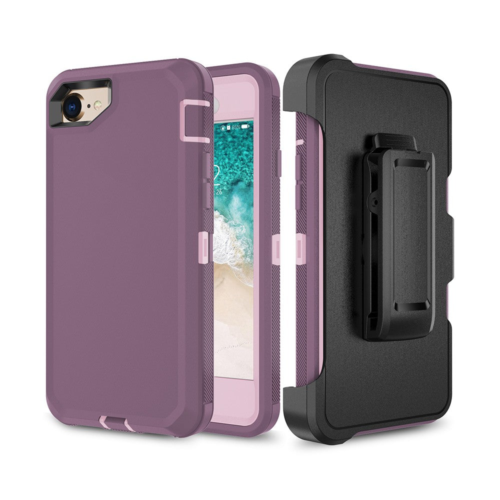 Shockproof Robot Armor Hard Plastic Case with Belt Clip for iPhone 6 / 6s / 7 / 8 / SE (2020) / SE (2022)