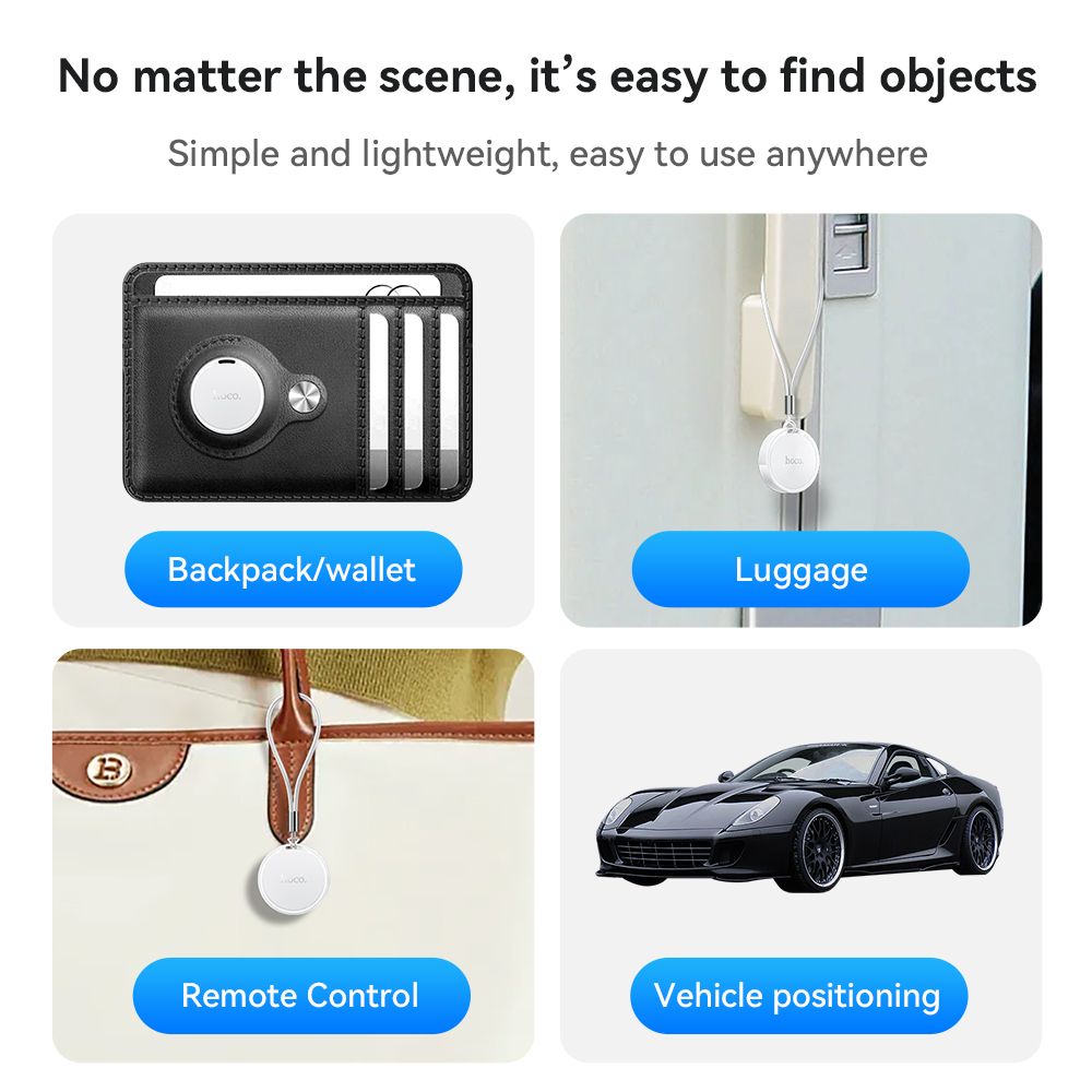 Hoco E96A (For Android) Busca Intelligent Positioning Anti-Lost Device Tag (Android Find Hub)