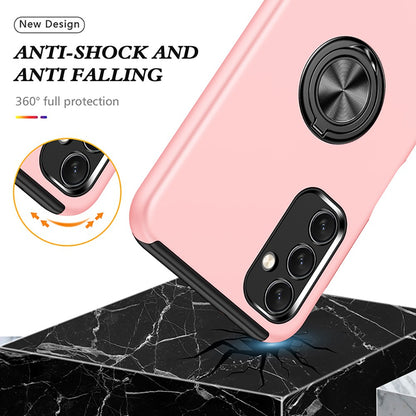 Magnetic Ring Holder Shockproof Cover Case for Samsung Galaxy A14 4G
