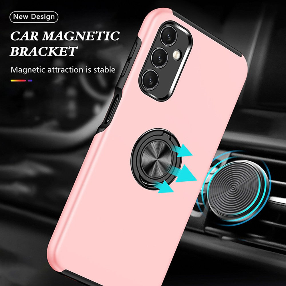 Magnetic Ring Holder Shockproof Cover Case for Samsung Galaxy A14 4G