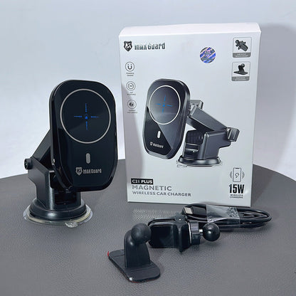 Maxguard 15W Magsafe Wireless Car Charger Holder C21 Plus