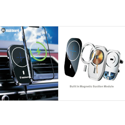 Maxguard 15W Magsafe Wireless Car Charger Holder C21 Plus