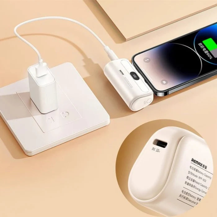 Remax Capsule Series Mini Power Bank with (Type-C Port) 5000 mAh