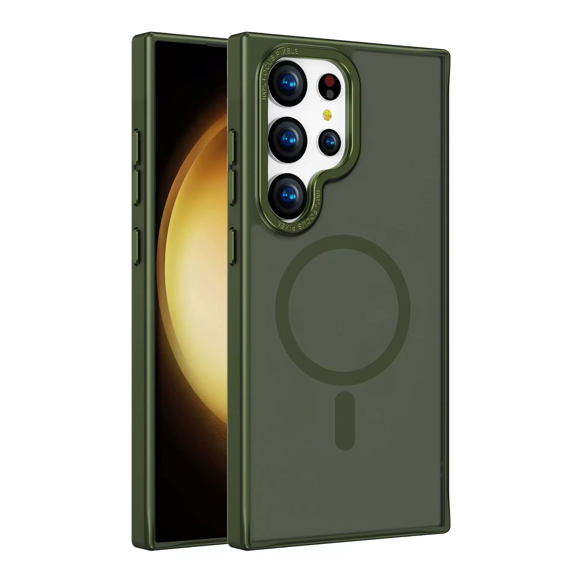 Matte Magsafe Shockproof Case for Samsung Galaxy S25 Ultra