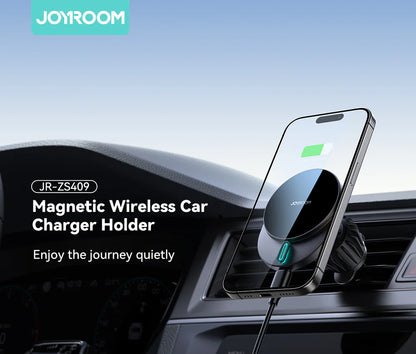 JoyRoom 15W MagSafe Car Mount Charger (Car Air Vent)