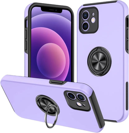 Magnetic Ring Holder Shockproof Cover Case for iPhone 16E
