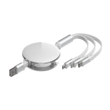 iQuick 3 in 1 Retractable Fast Charge & Data Sync Cable (1.2m)