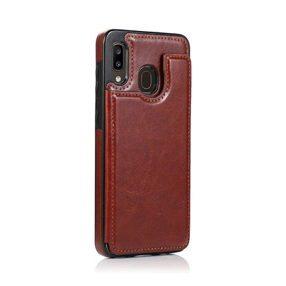 Back Flip Leather Wallet Cover Case for Samsung Galaxy A20 / A30 / M10s