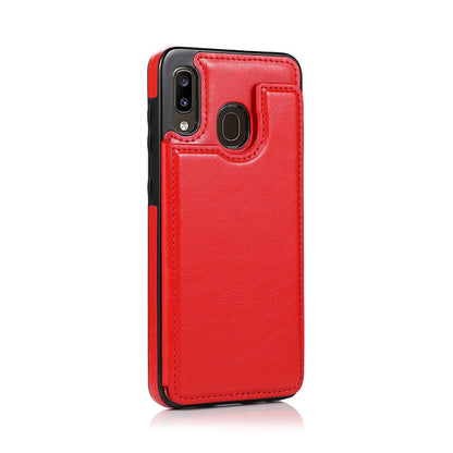 Back Flip Leather Wallet Cover Case for Samsung Galaxy A20 / A30 / M10s
