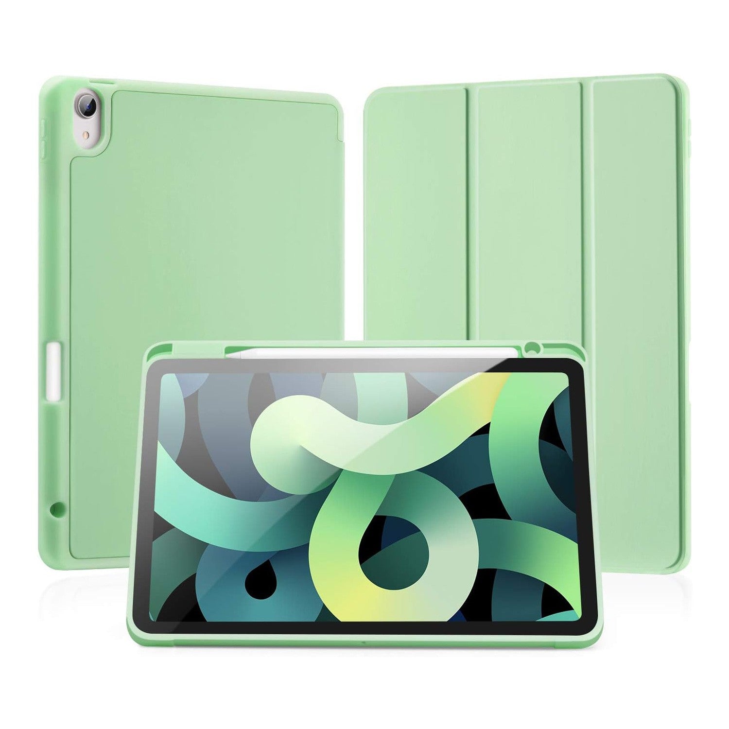Soft TPU Back Shell Slim Cover Case with Auto Sleep / Wake for iPad Air (2020) / Air (2022) / Air 11 (2024) / Air 11 (2025)