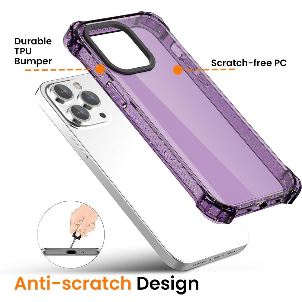 Bounce Impact Clear Shockproof Cover Case for iPhone 14 Plus/ 15 Plus