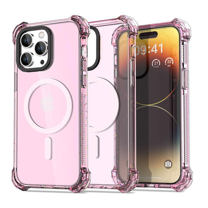 Bounce Impact Clear Shockproof Magnetic Cover Case for iPhone 14 Plus/ 15 Plus