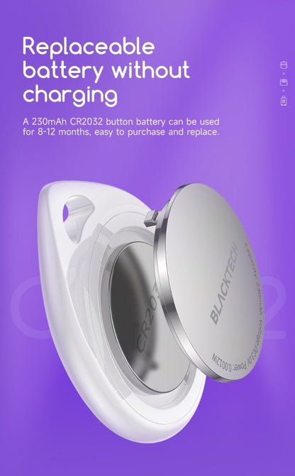 BLACKTECH Smart Tracking Tag with Case Anti-lost Device Tag (Apple Find My)