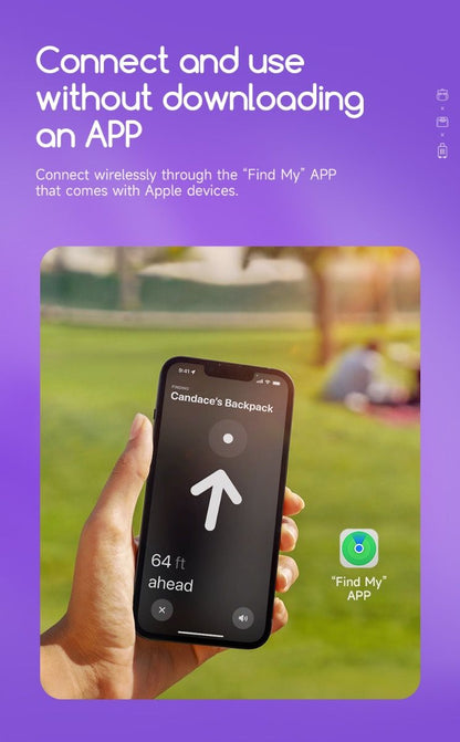 BLACKTECH Smart Tracking Tag with Case Anti-lost Device Tag (Apple Find My)