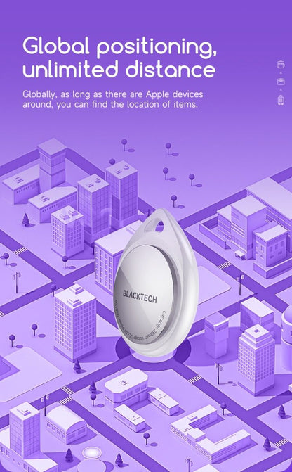 BLACKTECH Smart Tracking Tag with Case Anti-lost Device Tag (Apple Find My)