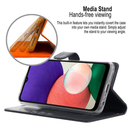 Mercury Blue Moon Diary Cover Case for Samsung Galaxy A22 5G