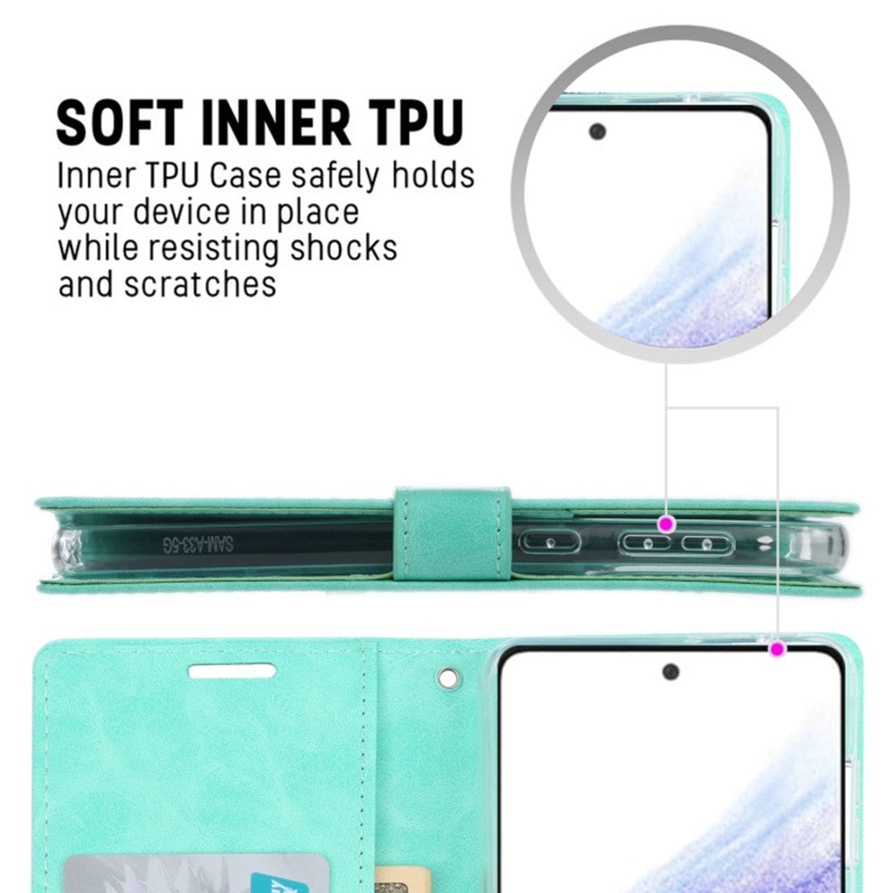 Mercury Blue Moon Diary Cover Case for Samsung Galaxy A33 5G