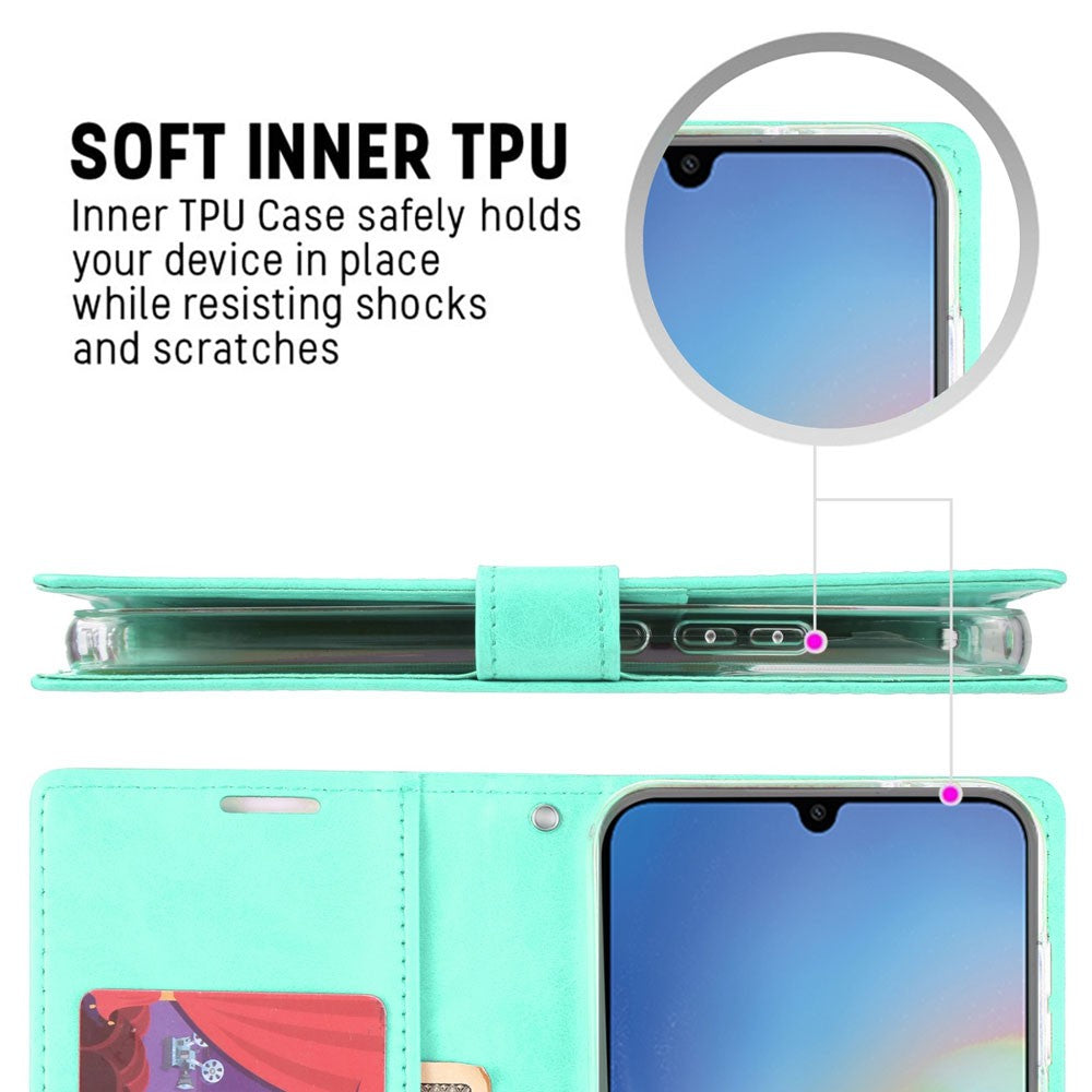 Mercury Blue Moon Diary Cover Case for Samsung Galaxy A05