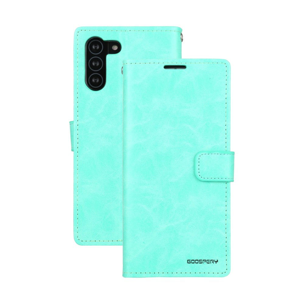 Mercury Blue Moon Diary Cover Case for Samsung Galaxy S21 FE