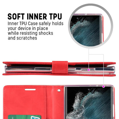 Mercury Blue Moon Diary Cover Case for Samsung Galaxy S24 Ultra