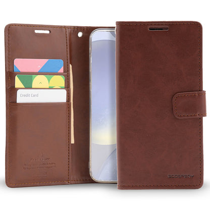 Mercury Blue Moon Diary Cover Case for Samsung Galaxy S24