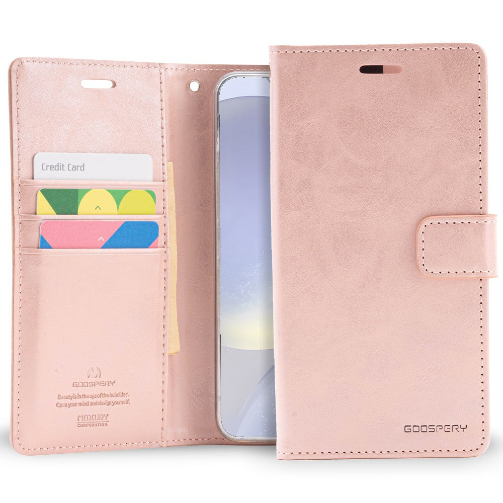 Mercury Blue Moon Diary Cover Case for Samsung Galaxy S24 Plus